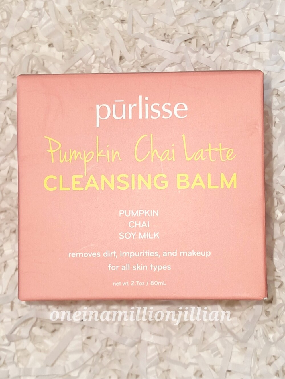 Purlisse Pumpkin Chai Latte Cleansing Balm
